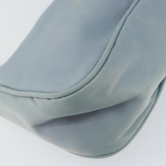 PRADA Accessory Pouch Nylon Light Blue Silver Auth 151268 - Picture 14 of 16